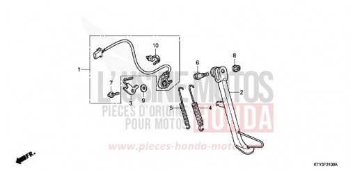 BEQUILLE CBR125RSC de 2012